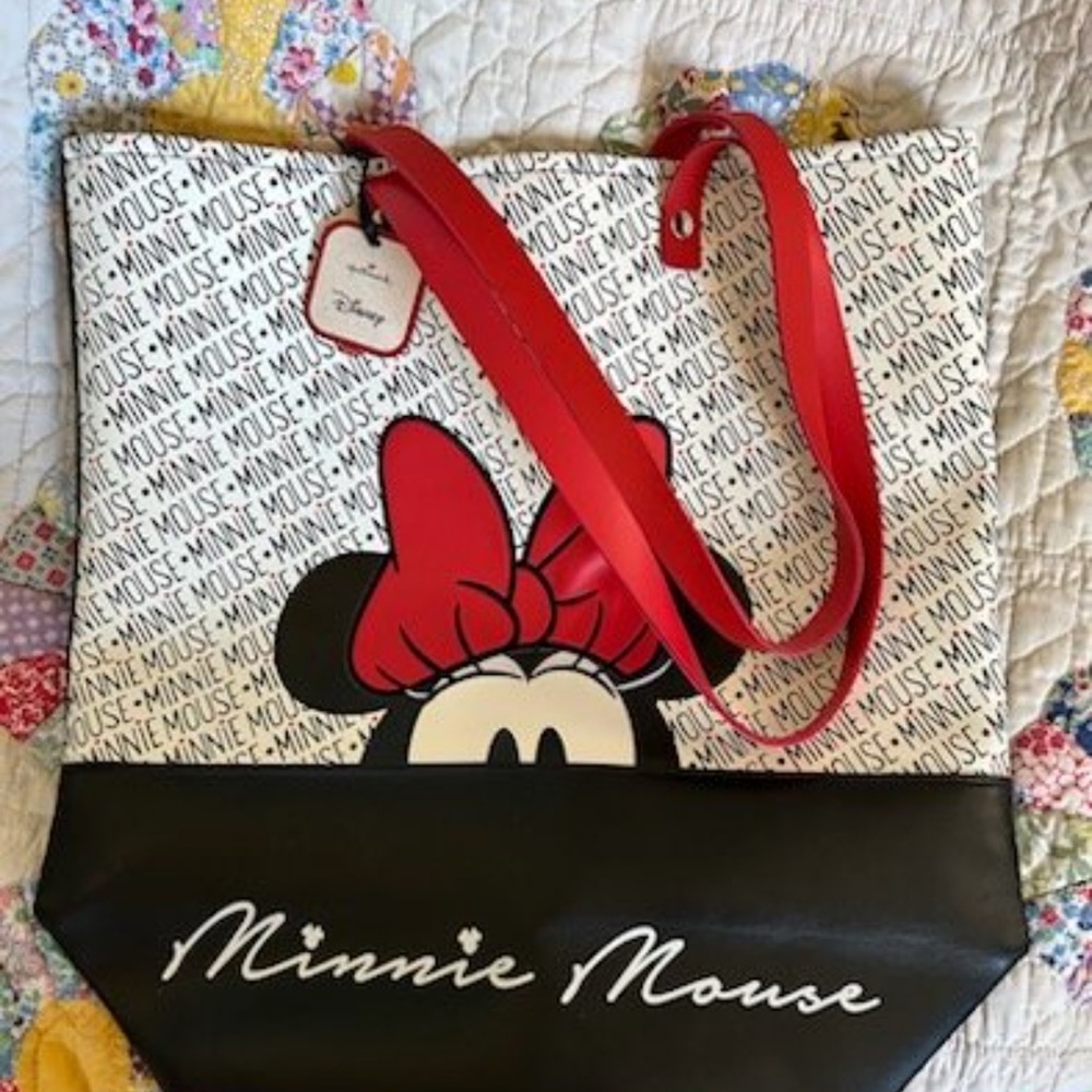 Disney Minnie Mouse Red, Black & White Graphic Tote